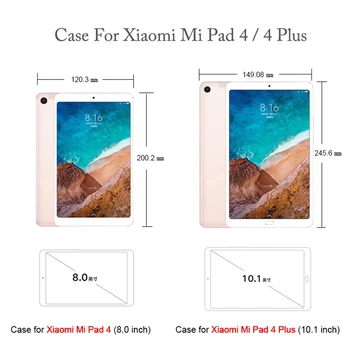 Tegnefilm Silicon Cover Tilfældet For Xiaomi Mi Pad 4 8