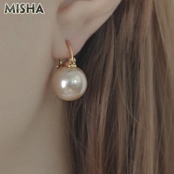 MISHA Mode Øreringe Til Kvinder Naturlige Perle Øreringe Charms Smykker Til Unge Piger, Damer Gaver 0023
