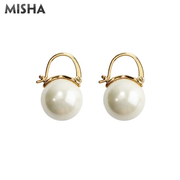 MISHA Mode Øreringe Til Kvinder Naturlige Perle Øreringe Charms Smykker Til Unge Piger, Damer Gaver 0023