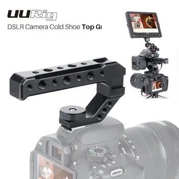 DSLR-Kamera, Top Håndtag Greb Kolde Shoe Adapter Mount håndholdt Stabilisator Rig Udvide Stang til Mic LED Lys Skærm Canon Nikon