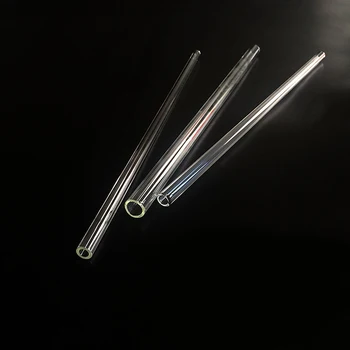 Høj borosilikatglas rør,O. D. 58 mm,Thk. 4mm,L. 200mm/250 mm/300 mm/400 mm/500 mm/600 mm Høj-temperatur resistent glas rør