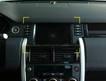 ABS Chrome GPS-Skærmen Dekoration Frame Cover Trim 1stk For Land Rover Discovery Sport-2017