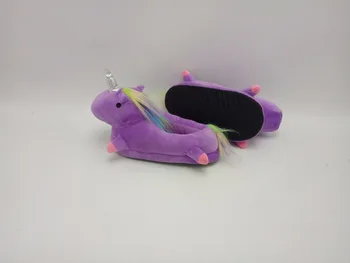 Glowing Unicorn Plus Slippers for Kids Baby Gifts Toy