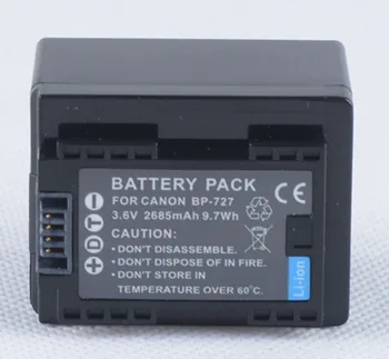 Batteri til Canon LEGRIA HF-R36, R37, R38, R46, R47, R48, R56, R57, R66, R67, R68, R76, R77, R78, R86, R87, R88 Videokamera