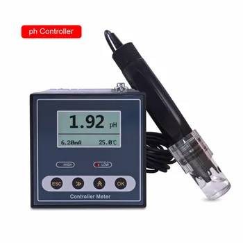 Nye Online Industriel PH Controller ORP-Meter Monitor Digital 0.02 pH 1 mv Øvre Nedre Grænse Kontrol Alarm pH-Tester
