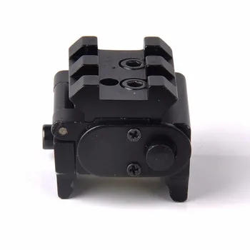 OS Mini Justerbar Kompakt Red Dot lasersigte Passer til Glock 17 19 20 mm Skinne Mount Jagt Tilbehør