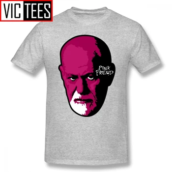Mens Freud T-Shirts Pink Freud T-Shirt, Procent Bomuld t-Shirt Sjove Streetwear Grafisk Mand Plus size t-shirt