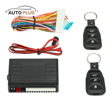Universal Car Auto Remote Central Kontrol Box Kit Dør Lås Nøglefri Låse-System med Trunk Release-Knap LED-Angive