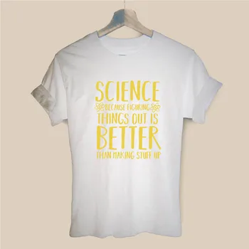 Sjove Videnskab Videnskabsmand Harajuku T-Shirt Sjove T-shirt til Kvinder Casual Tøj Kort Ærme Toppe, t-Shirts Plus Størrelse