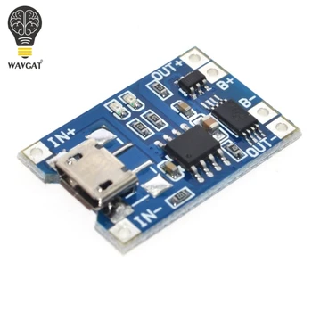 50stk Smart Elektronik 5V Mikro-USB 1A 18650 Lithium Batteri Bord Med Beskyttelse Oplader Modul til Arduino Diy Kit