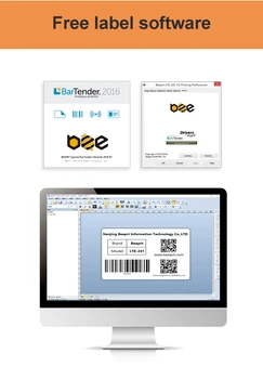 Termisk Stregkode Label Printer Support Ebay 4×6 Shipping-Etiket Printer, skal du bruge på iOs, Android, MAC, Windows