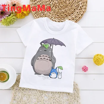 Totoro Spirited Away Studio Ghibli, drenge tøj, t-shirt æstetiske kostume kawaii sommeren vetement enfant garcon tshirt