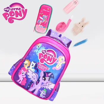 Min Lille Pony rygsæk børnenes tegnefilm Twilight Sparkle børnehave taske piger drenge prinsesse Børn Schoolbags
