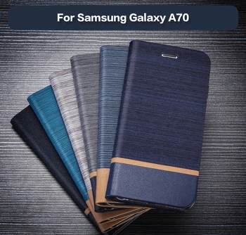 PU Læder Tegnebog taske Til Samsung Galaxy A70 Business Phone Case For Samsung Galaxy Fold Flip Book Tilfælde Silikone bagcoveret