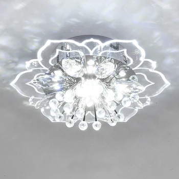 LED Krystal loftslampe Moderne Design Blomst Loft Lampe til Gangen Stue Lampe Soveværelse, Køkken Korridorer Lys