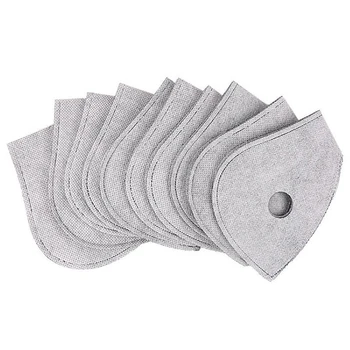 10 Stk Masker Filter Pad støvtæt Anti Haze Åndbar aktivt Kul Filtre PM 2.5 Maske Pakninger Maske Pads