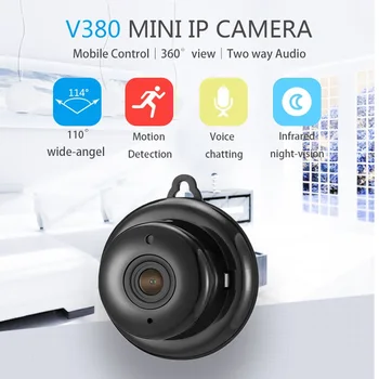 1080P IP-Kamera Hjem secrety V380 2.1 mm Linse WIFI Videokamera Night Vision Smart Cam Auto Onvif Overvåge Baby Monitor-Overvågning