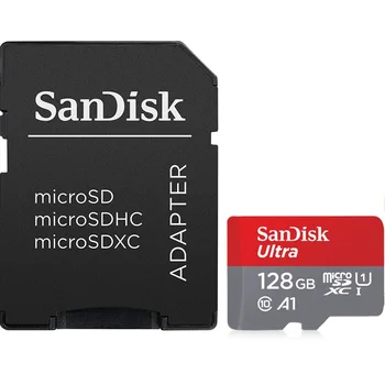 SanDisk A1SDSQUNC Memory Card 16GB, 32gb, 64GB 128GB adapter Micro sd-kort Class10 UHS-1 flash-kort, Microsd-TF/SD-Kort