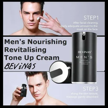 50 ml til Mænd Naturlig ansigtscreme Revitalisering af Hvidtekalk Creme Lysere Hud Tone Op Fløde Mænd BB Cream Fugter Kosmetiske Makeup