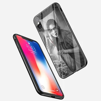 EWAU Den Sidste Af Os Hærdet Glas phone case for iphone SE 2020 5 5s SE 6 6s 7 8 plus X XR XS 11 pro Antal