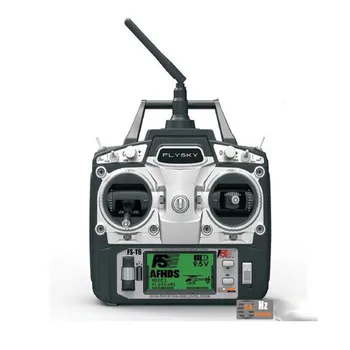 Flysky FS-T6 Høj Præcision 2,4 G 6-Kanals Radio-Controlleren Sender med FS-R6B-Modtager Kit til RC Helikopter Racing Drone