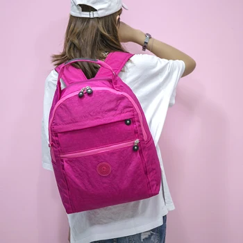 5pcs/sæt Afslappet Design Berømte Mærke Kvinder Rygsække Laptop Taske skoletasker til unge Piger Med Abe Nøglering
