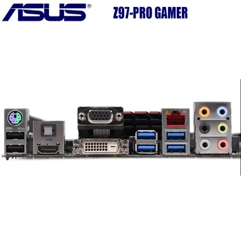 LGA 1150 Bundkort ASUS Z97-PRO GAMER 32GB DDR3 Desktop Asus Z97 Bundkort Core i7-i5 i3 M. 2 1150 NVME slot ATX anvendes LGA 1150