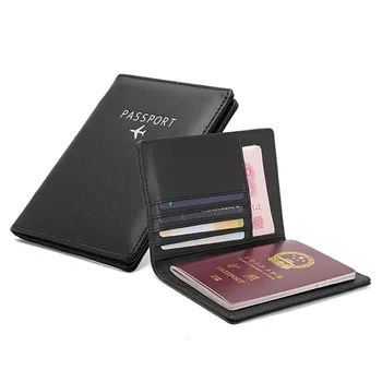 Kvinders tegnebog Neutral Multi-purpose Rejse Passport Wallet-Tri-fold Dokument Organizer Holder portefeuille