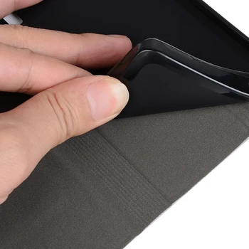 Pu Læder Book Sag For Doogee X60L Flip Phone Case For Doogee Y6-Kort Slots Business Case Soft Tpu Silicone bagcoveret