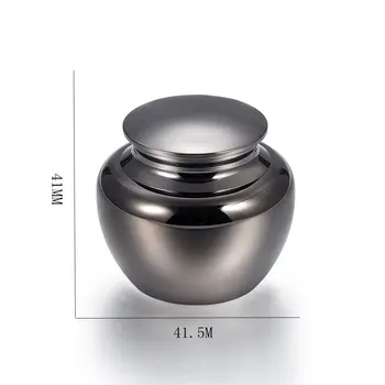 KSJ036 Top Sælgende Apple Jar Ligbrænding Mini Urn Pet/Human Memorial Kremering Smykker Aske Minde Begravelse i Kiste Rustfrit Stål