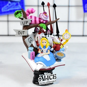 Disney Alice i Eventyrland prinsesse 16cm Action Figur Animationsfilm Mini Dekoration PVC Samling Figur Toy model til børn gave