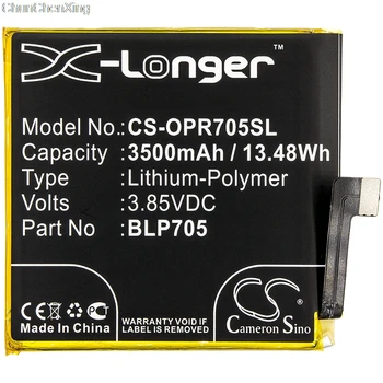 Cameron Sino 3500mAh Batteri BLP705 for OPPO CPH1919, PCCM00, PCCT00, Reno 10x Zoom