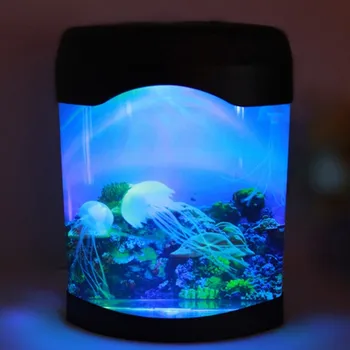 FENGLAIYI Vandmænd Tank Marine Verden Svømning Humør Lys LED Farverige Akvarium Night Lights Børns Lampe Dekorative Lys
