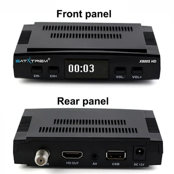 SATXTREM X800S Satellit-Modtager Decoder DVB-S2-TV Receptor for Europa Spanien Full HD FTA USB-Wifi FTA Digital TV-Tuner DVB-S2