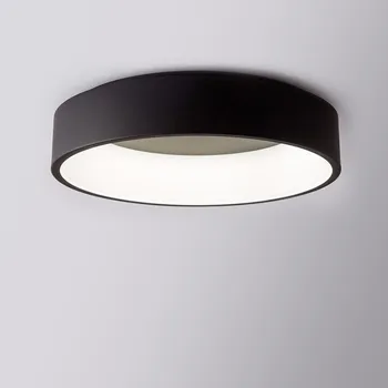 Loft LED-Lys Til Spisestue Køkken Inventar Ring Moderne Sort Soveværelse Belysning Indendørs boligindretning Plafon Lampe Lustre