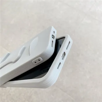 JAMULAR 3D Abstrakt Kunst Ansigt Phone Case For iPhone 7 X 11 Pro XS SE ANTAL I 2020 XR 8Plus Stødsikkert Silikone Fuld Dækning Søde Fundas