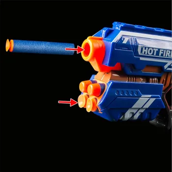 Ny Manual Blød Kugle Pistol, der Passer til Nerf Bløde kugler Toy Pistol Pistol Lang Række Dart Blaster Kids Legetøj Gave