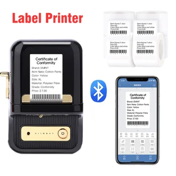 NiiMbot Bærbare Kommercielle Termiske Mini-Mærkat Mærkat Printerens Trådløse Stregkode Printere B21 Uden Farvebånd Til Detail