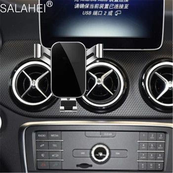 Elegant Car-Telefon Holder Til Mercedes-Benz GLA 45 AMG X156 CLA W117 C117 GLA200 GLA250 COUPE Smart Telefon Beslag Auto Interiør