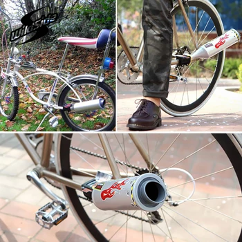 Børn Børn Bicycle Cykel Bell Udstødningssystem med BONUS MotoCard Refill 3-Pack Cykel Horn Bmx, Mtb Barn Cykling Tilbehør