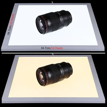 PULUZ Liv Fotografering LED Shadowless Lys Nederste Panel Pad Foto Studio er Placeret i Bunden Lampe Fotografia for at Skyde Lyskasser