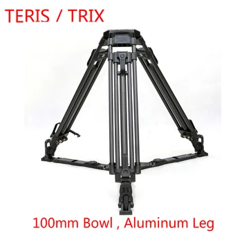 Teris TX-1610L 100mm skål Aluminium Video Kamera Stativ, TILTA Rig Red Scarlet Episke FS700