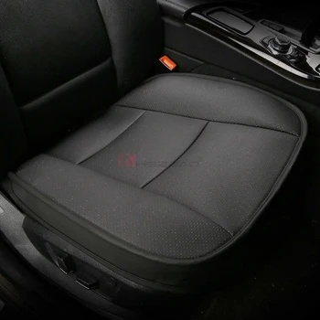 Ultra-Luksus Bil Sæde Beskyttelse Enkelt Sæde Uden Ryglæn PU Senior Læder sædebetræk For de Fleste Fire-Dørs Sedan&SUV