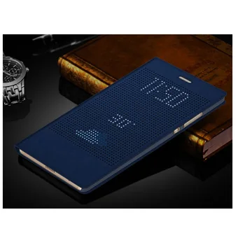 Huawei P8 MAX Vindue Smart Flip Læder Stå Dække Sagen Varme Sove Sagen For Huawei P8 max (6.8 inch) Smartphone
