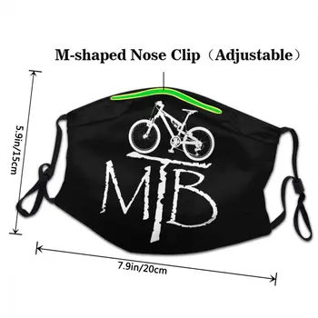 Unisex Ansigt, Mund Maske Mountainbike-MTB Vintage Anti Bakteriel Haze Munden Beskyttelse Cover