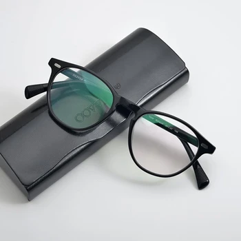 Mode runde frame briller ramme mænd og kvinder acetat fiber nærsynethed briller 2020 sommeren retro optiske briller for briller