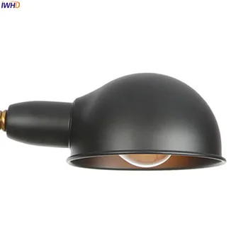 IWHD Rustikke Loft-Stil Retro LED-Væg Lys, Inventar, Badeværelse, Stue Vintage Swing Lange Arm væglampe Sconce Wandlamp