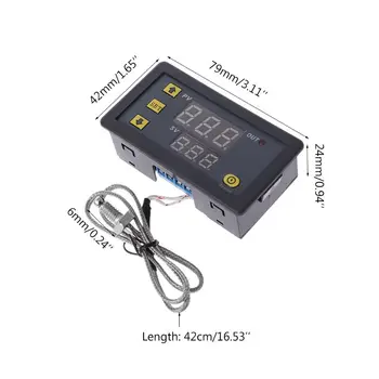 2020 Nye Digitale temperaturregulator -60~500 Grad K-type M6 Probe Termoelement Sensor Indbygget Termostat