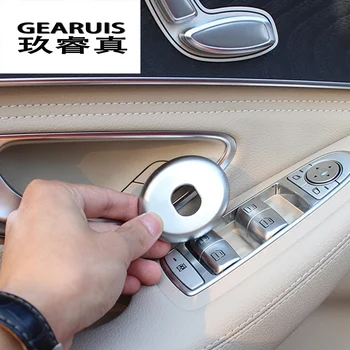 Bil Styling Hoved pude tilpasning knapper Dække Klistermærker Trim til Mercedes Benz C-klasse W205 GLC X253 Interiør Auto Tilbehør