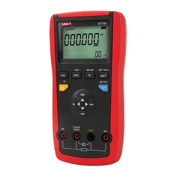 ENHED UT701 Håndholdte Høj Præcision Enkelt Funktion Temperatur Kalibrator Type J/K/T/E/R/S/B/N/Wre RTDs C mV Modstand
